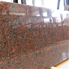 Santiago red granite slabs